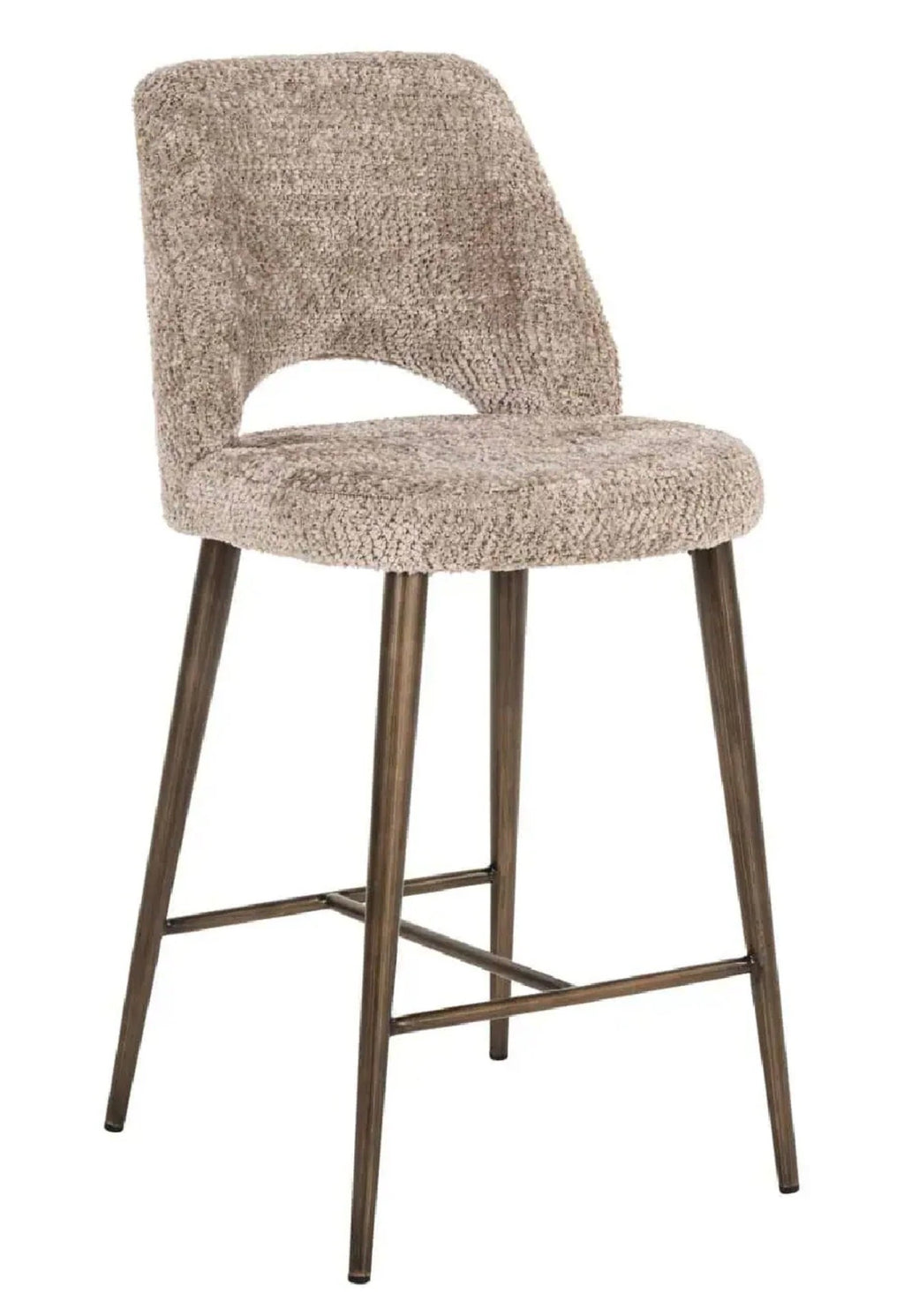 Casa Milano – Richmond Interiors Delphine Beige Cut-Out Counter Stool