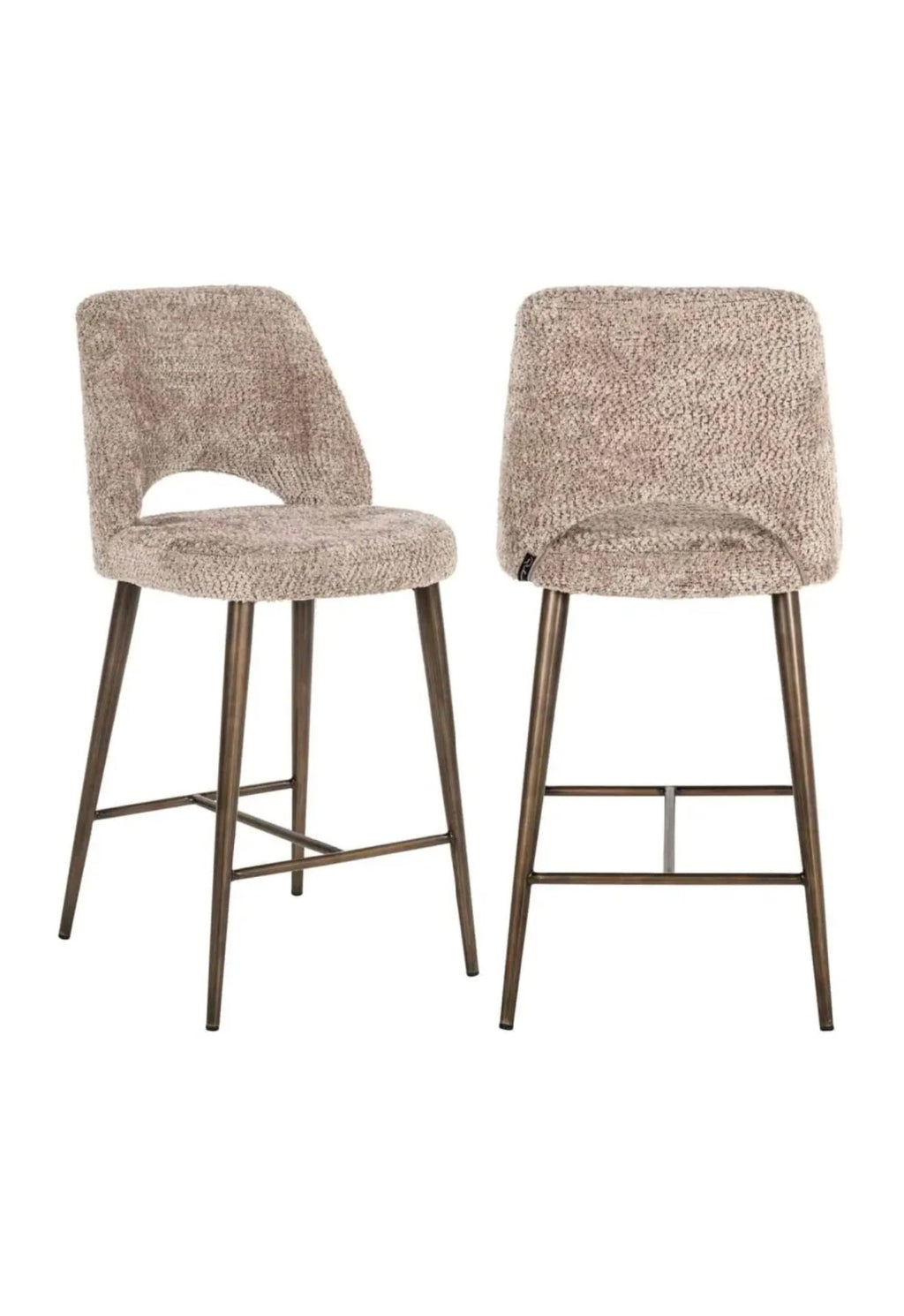 Casa Milano – Richmond Interiors Delphine Beige Cut-Out Counter Stool