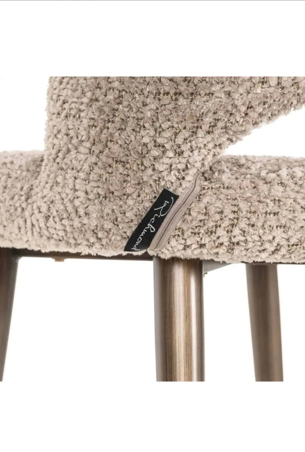 Casa Milano – Richmond Interiors Delphine Beige Cut-Out Counter Stool