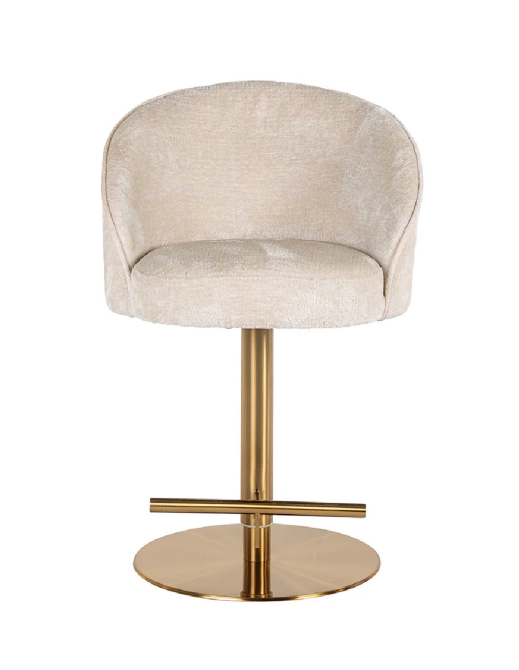 Casa Milano – Richmond Interiors Zabi Modern Velvet Bar Stool in Gold Base