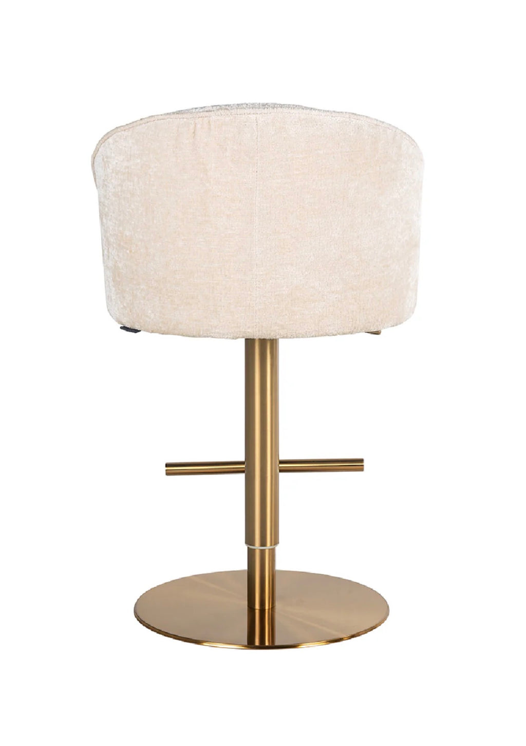 Casa Milano – Richmond Interiors Zabi Modern Velvet Bar Stool in Gold Base