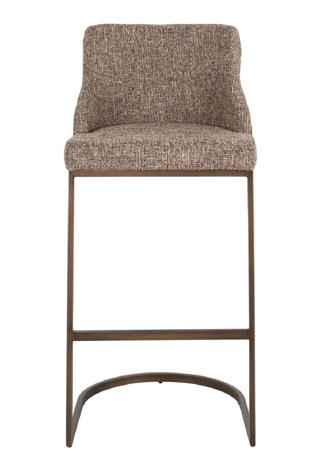 Casa Milano – Richmond Interiors Bolton Cantilever Bar Stool Set of 2 in Brown Tweed