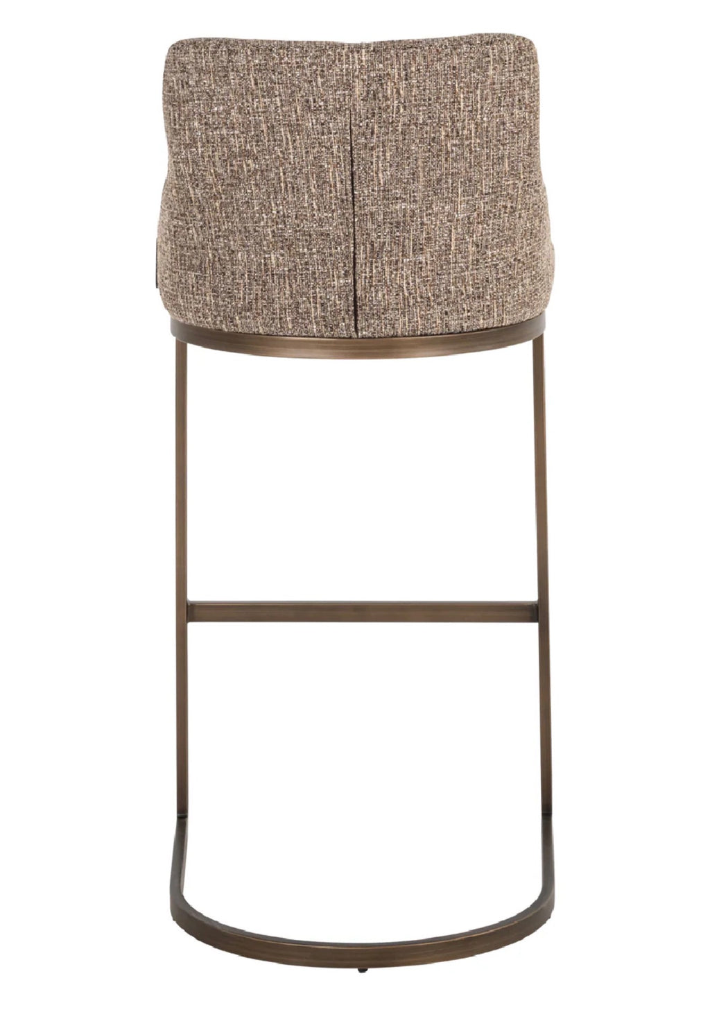 Casa Milano – Richmond Interiors Bolton Cantilever Bar Stool Set of 2 in Brown Tweed