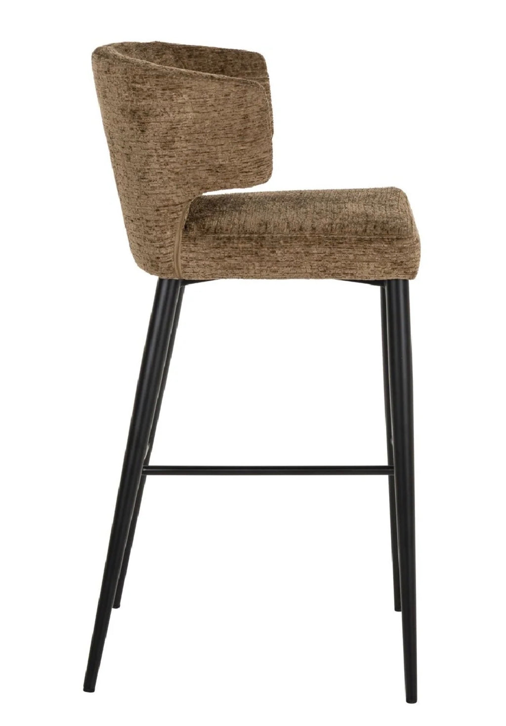 Casa Milano Taylor Brown Upholstered Counter Stool | Richmond Interiors