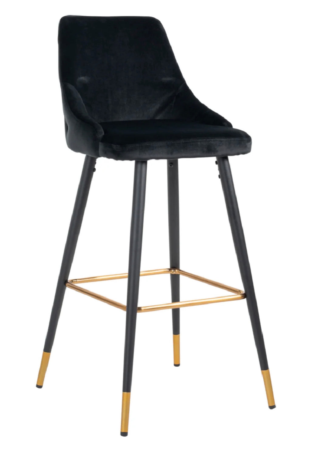 Casa Milano – Velvet Gold Accent Bar Stool | Richmond Interiors Imani