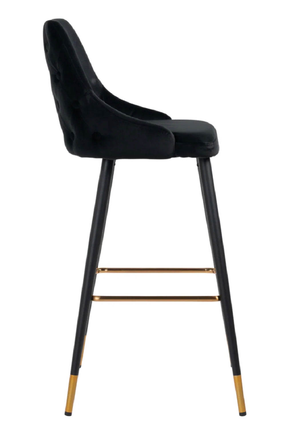 Casa Milano – Velvet Gold Accent Bar Stool | Richmond Interiors Imani