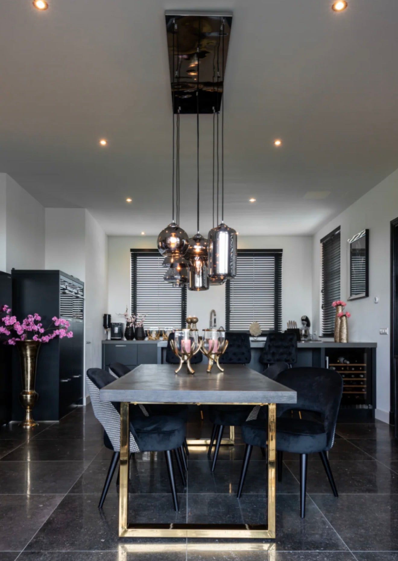 Casa Milano – Velvet Gold Accent Bar Stool | Richmond Interiors Imani