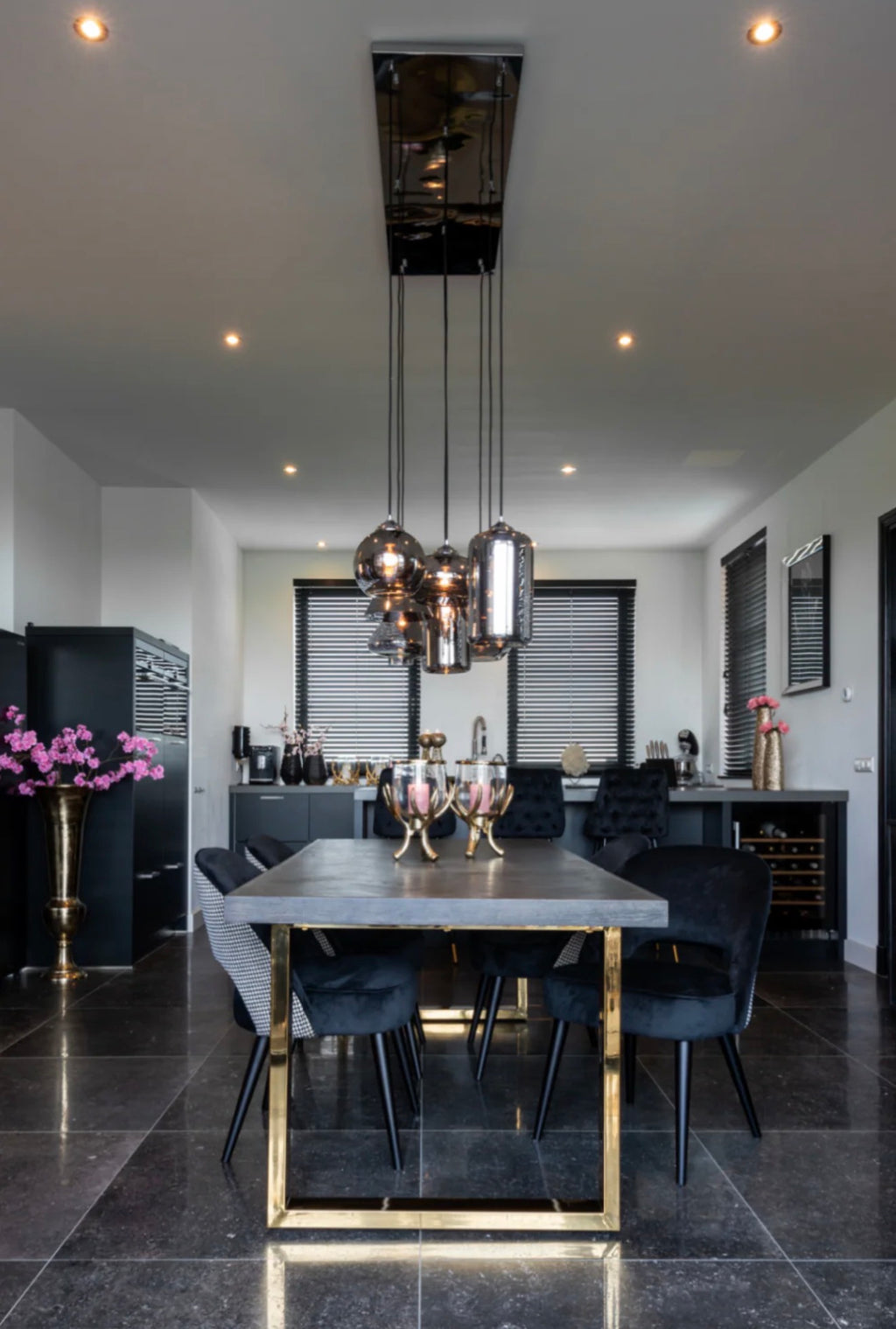 Casa Milano – Velvet Gold Accent Bar Stool | Richmond Interiors Imani