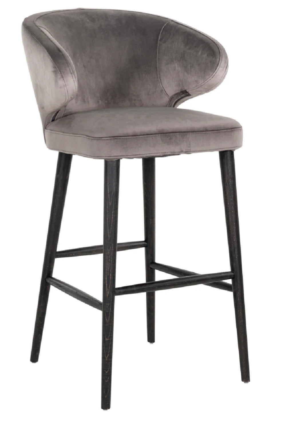 Casa Milano – Stone Velvet Bar Stool | Richmond Interiors Indigo