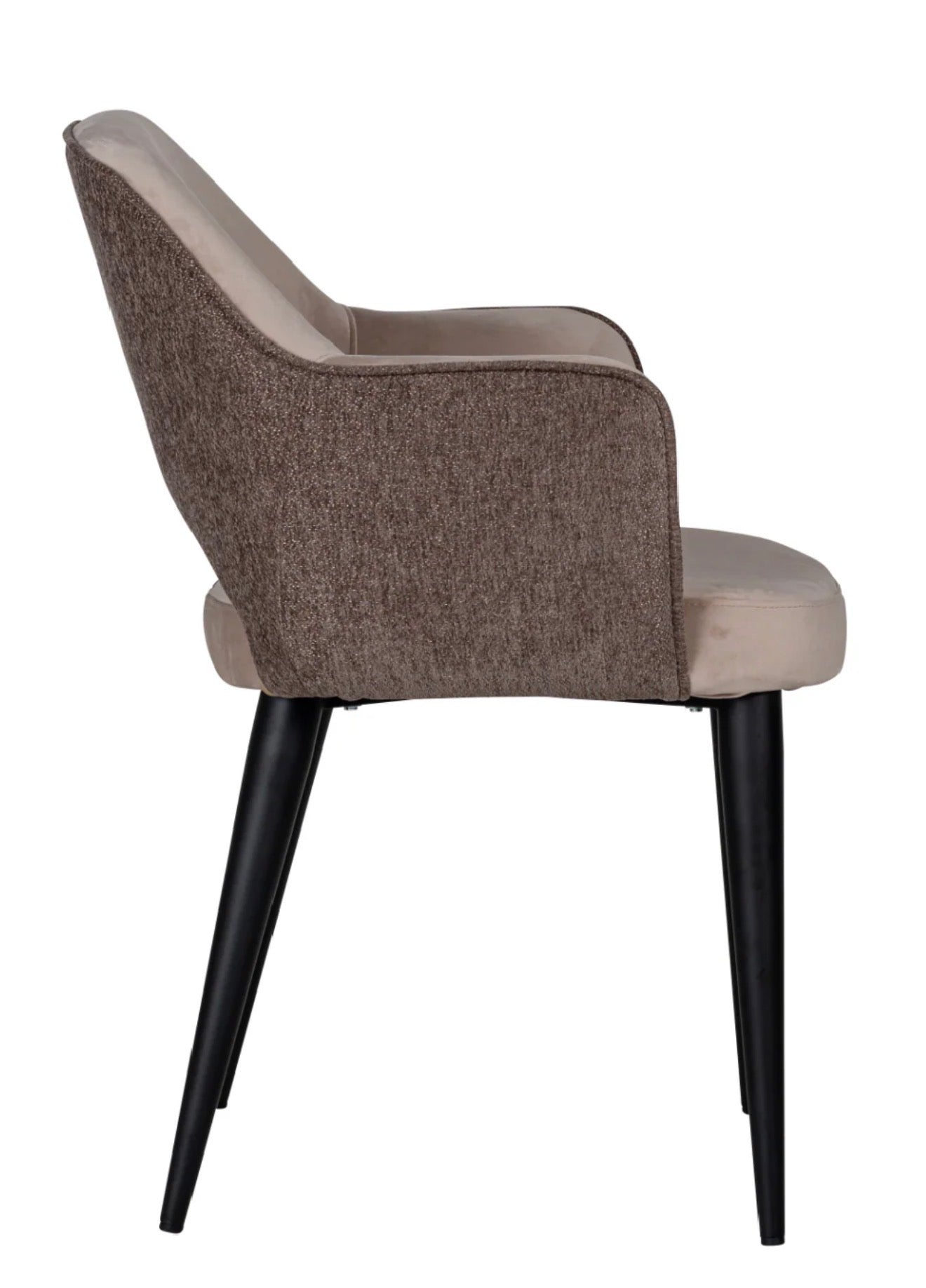 Casa Milano – Khaki Cut-Out Back Dining Armchair | Richmond Interiors Giovanna