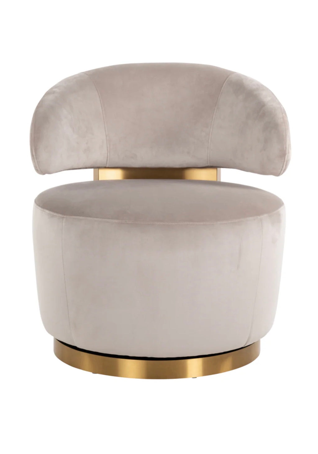 Casa Milano Maxime Modern Velvet Swivel Chair