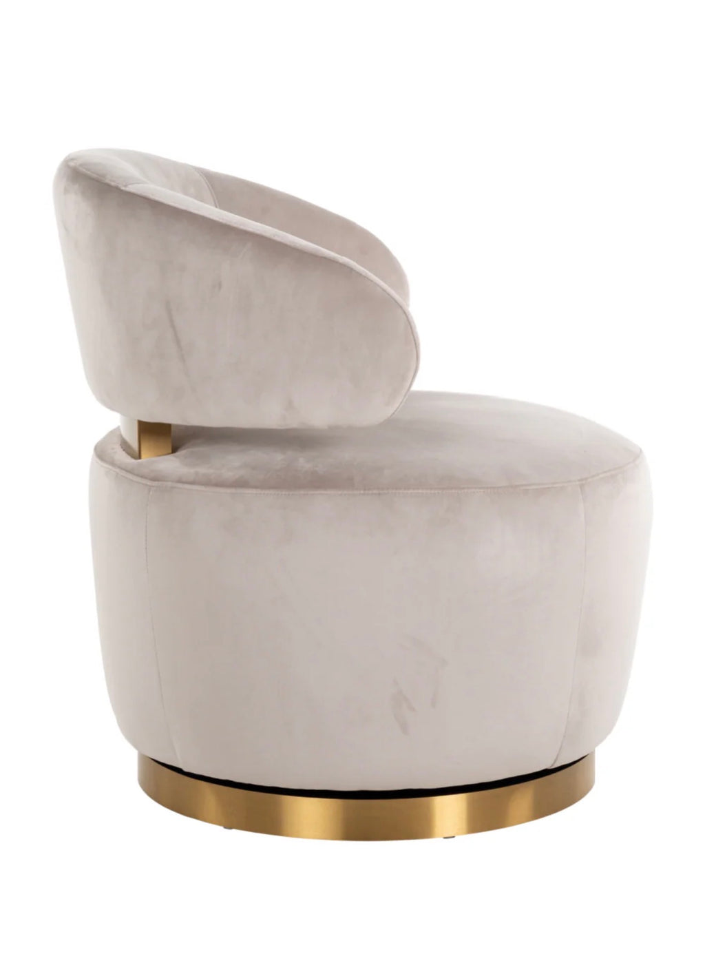 Casa Milano Maxime Modern Velvet Swivel Chair