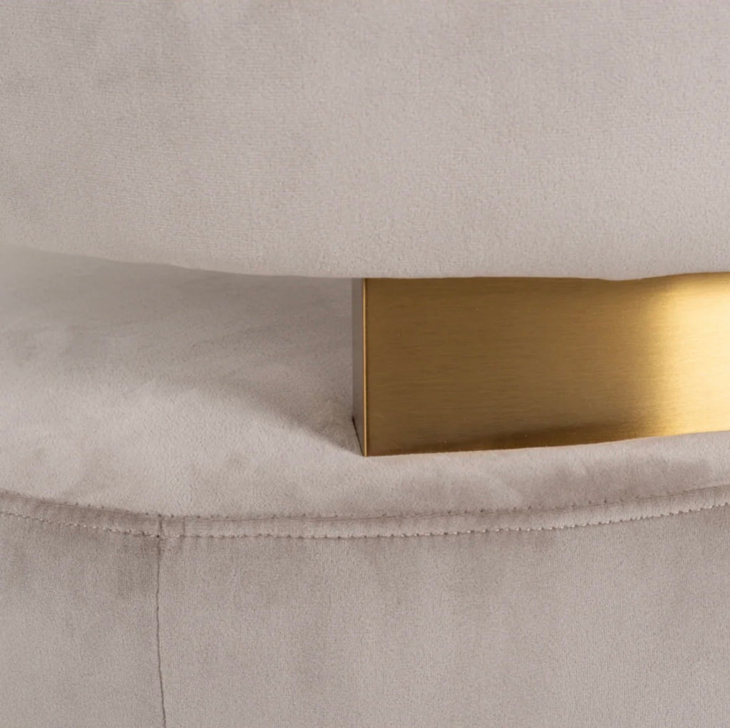 Casa Milano Maxime Modern Velvet Swivel Chair