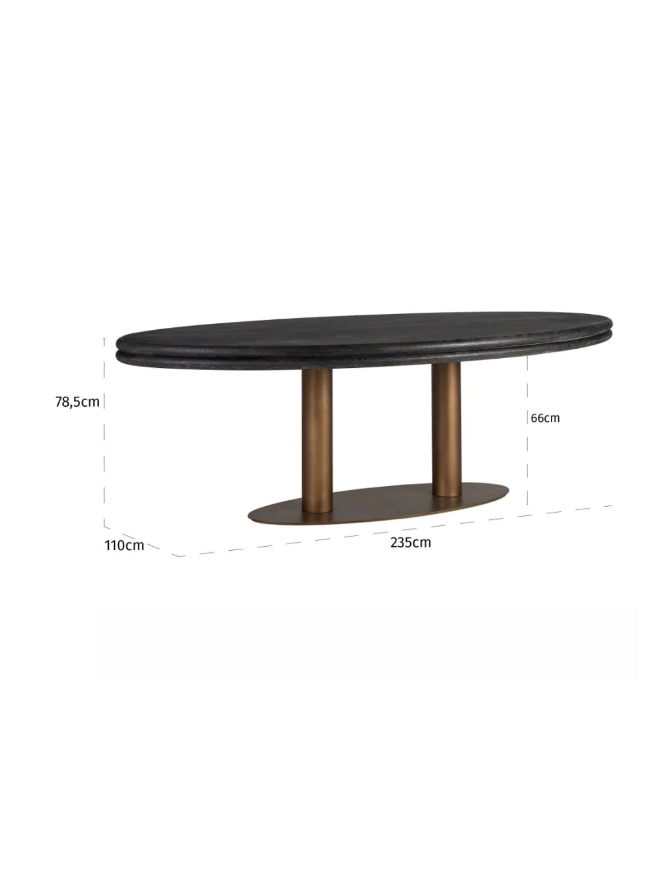 Casa Milano – Oval Oak Dining Table | Richmond Interiors Macaron