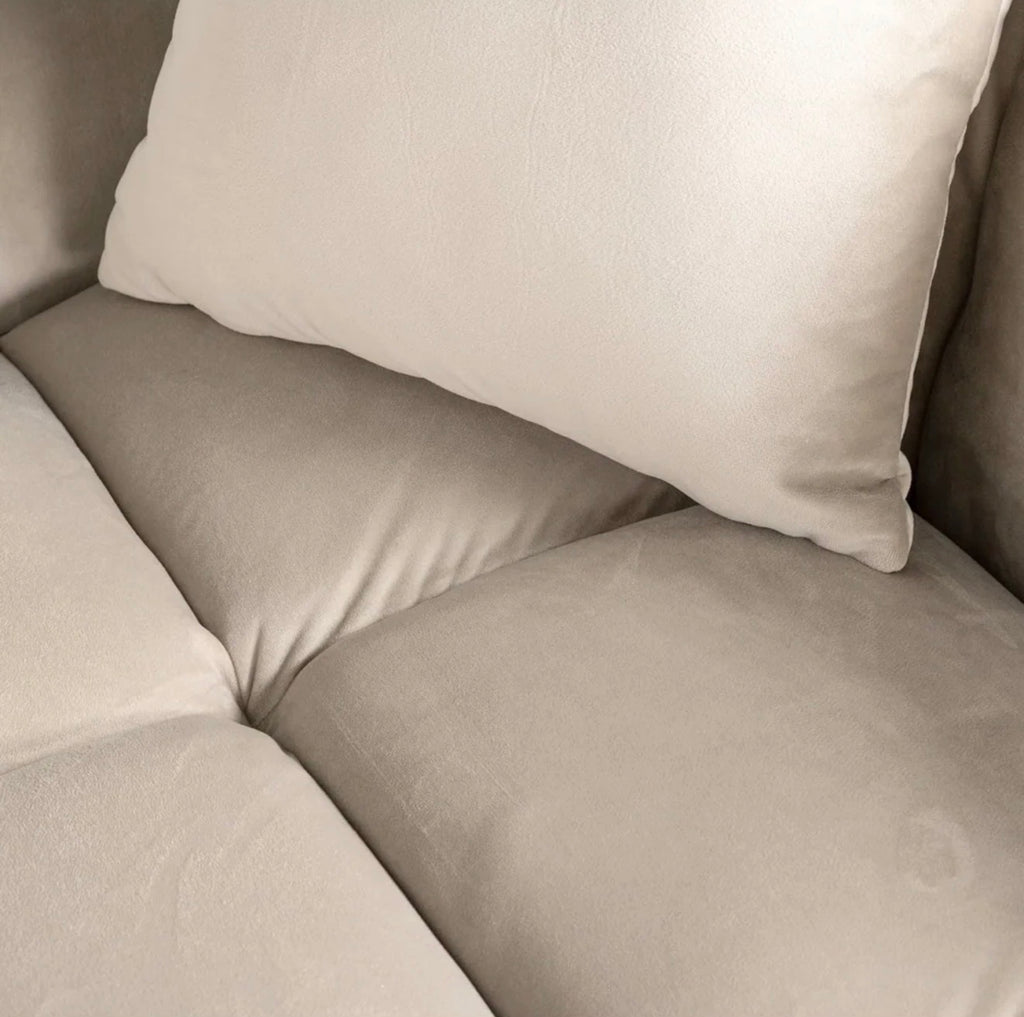 Casa Milano – Casa Milano – Cube Velvet Modular Lounge Sofa (Khaki)