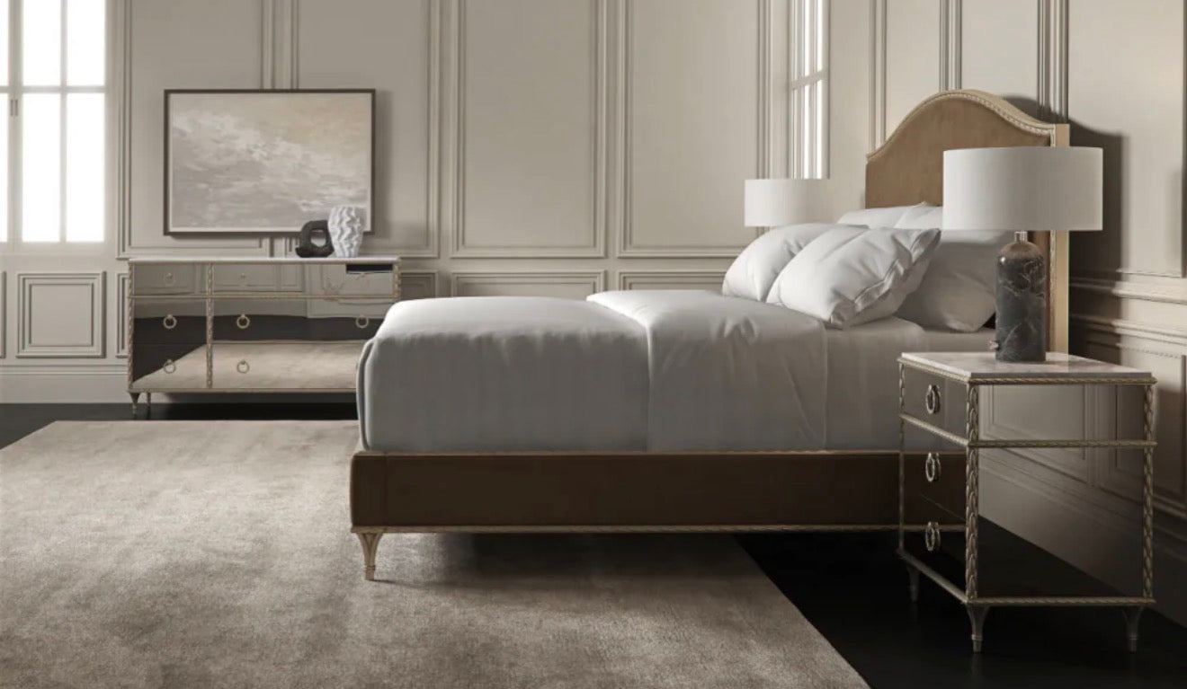 Casa Milano – Mirrored Vintage Nightstand