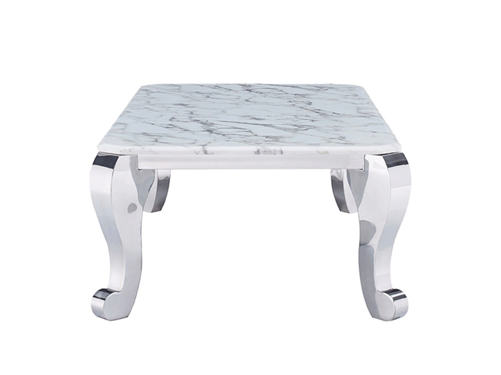 Casa Milano – CF110 Italian Statement Marble Coffee Table | Luxury Stainless Steel Design
