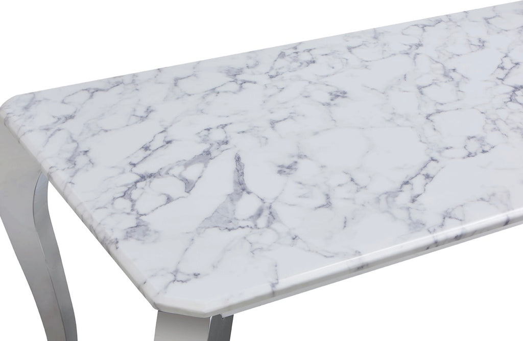 Casa Milano – CF110 Italian Statement Marble Coffee Table | Luxury Stainless Steel Design