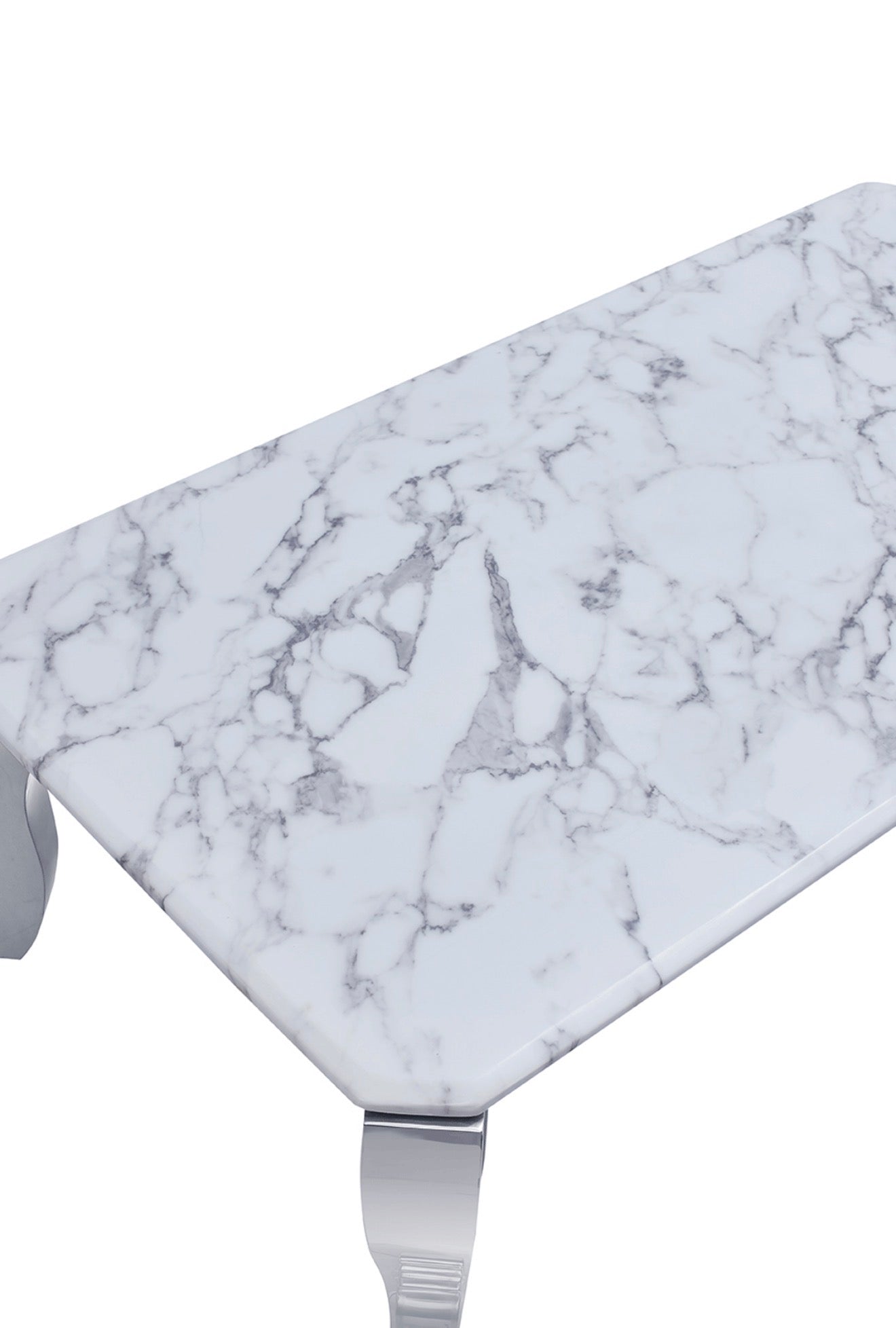 Casa Milano – CF110 Italian Statement Marble Coffee Table | Luxury Stainless Steel Design