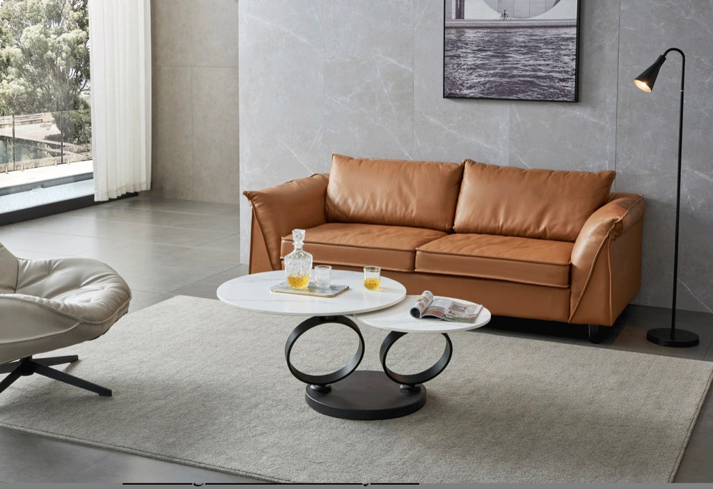 Casa Milano – 129 Italian Statement Marble Coffee Table | Sculptural Ring Design