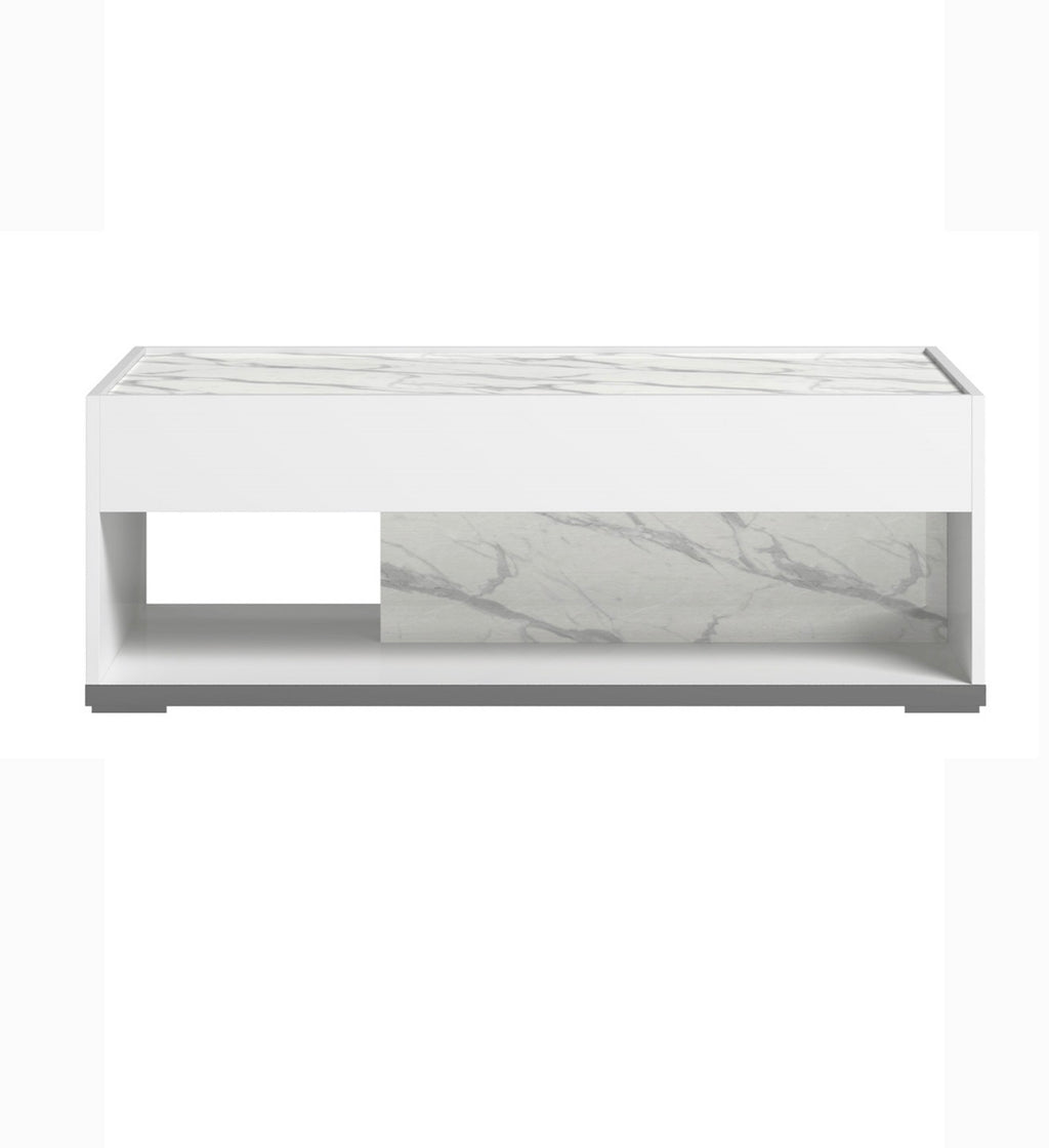 Casa Milano – Carrara Italian Marble Coffee Table | Modern Luxury Minimalist Design