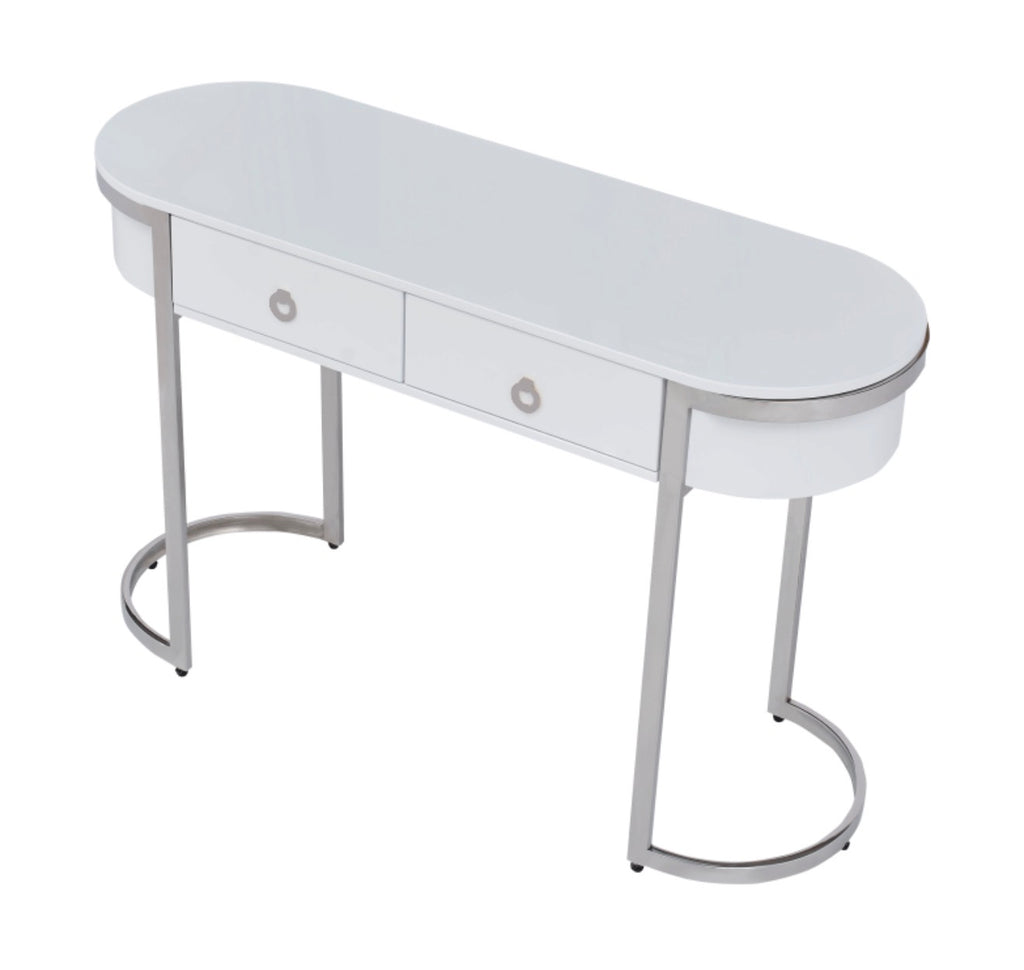 Casa Milano – 131 Silver Marble Dining Set | Italian Luxury Table with 6 Chairs & Buffet