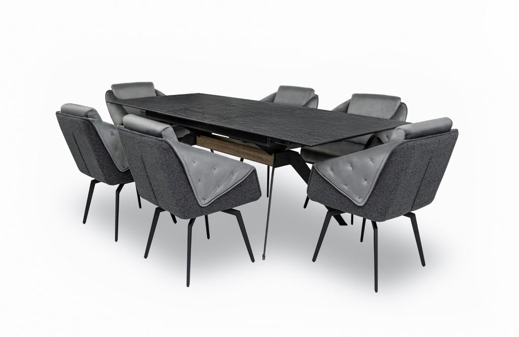 Casa Milano – Aurora Marble Dining Set