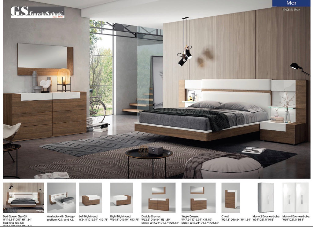 Casa Milano – Mar Luxury Bedroom Set (5-Piece)
