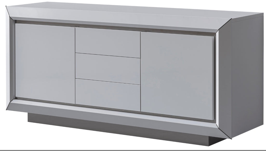 Casa Milano – Elite White Italian Buffet with Mirror
