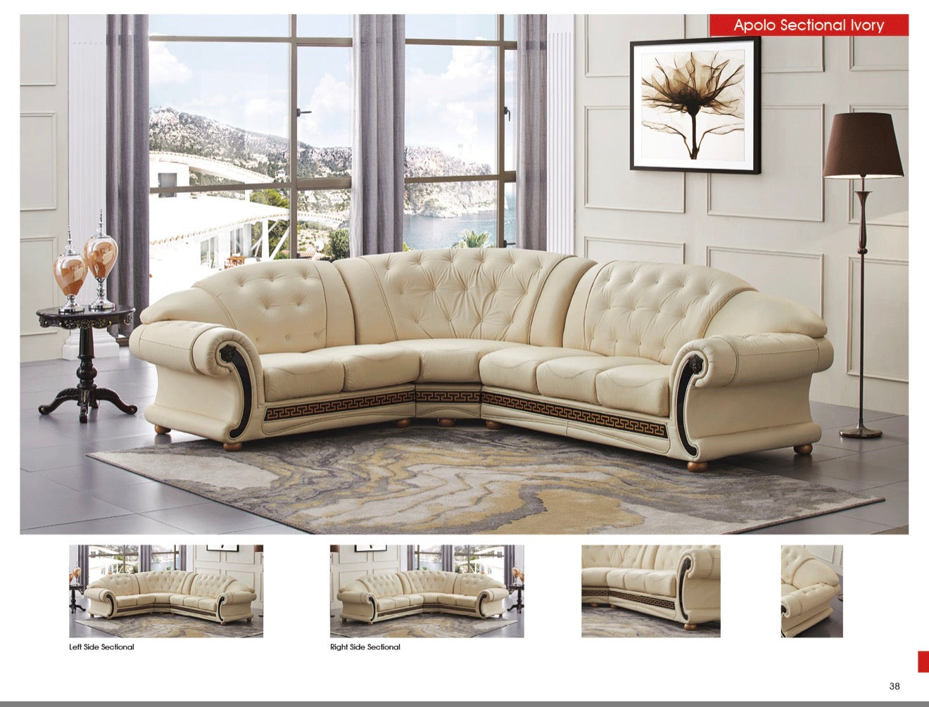 Casa Milano – Apolo Luxury Italian Sectional Sofa