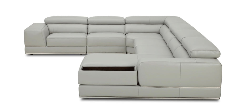 Casa Milano 1576 Italian Leather Sectional Sofa – Right Facing | Luxury Design