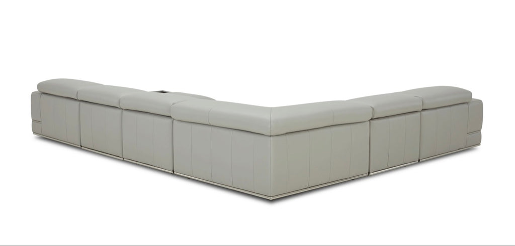 Casa Milano 1576 Italian Leather Sectional Sofa – Right Facing | Luxury Design