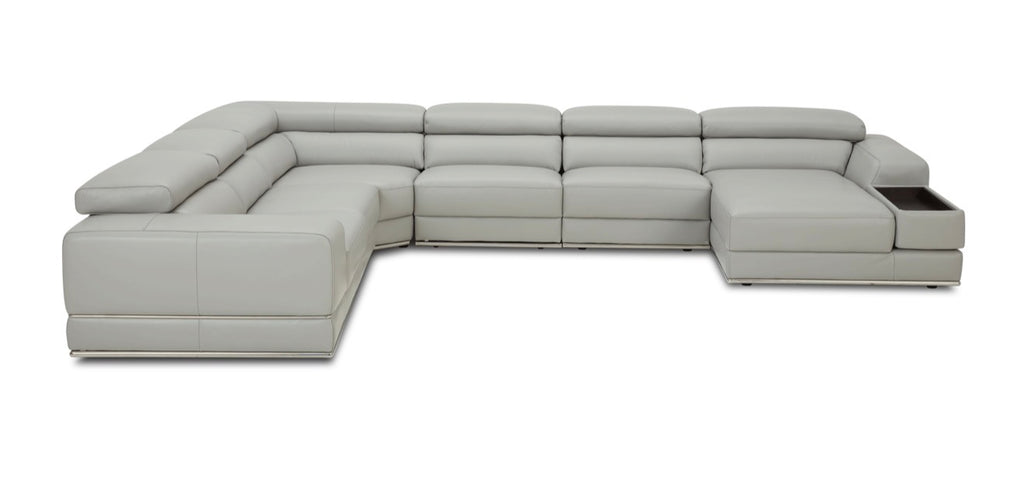 Casa Milano 1576 Italian Leather Sectional Sofa – Right Facing | Luxury Design
