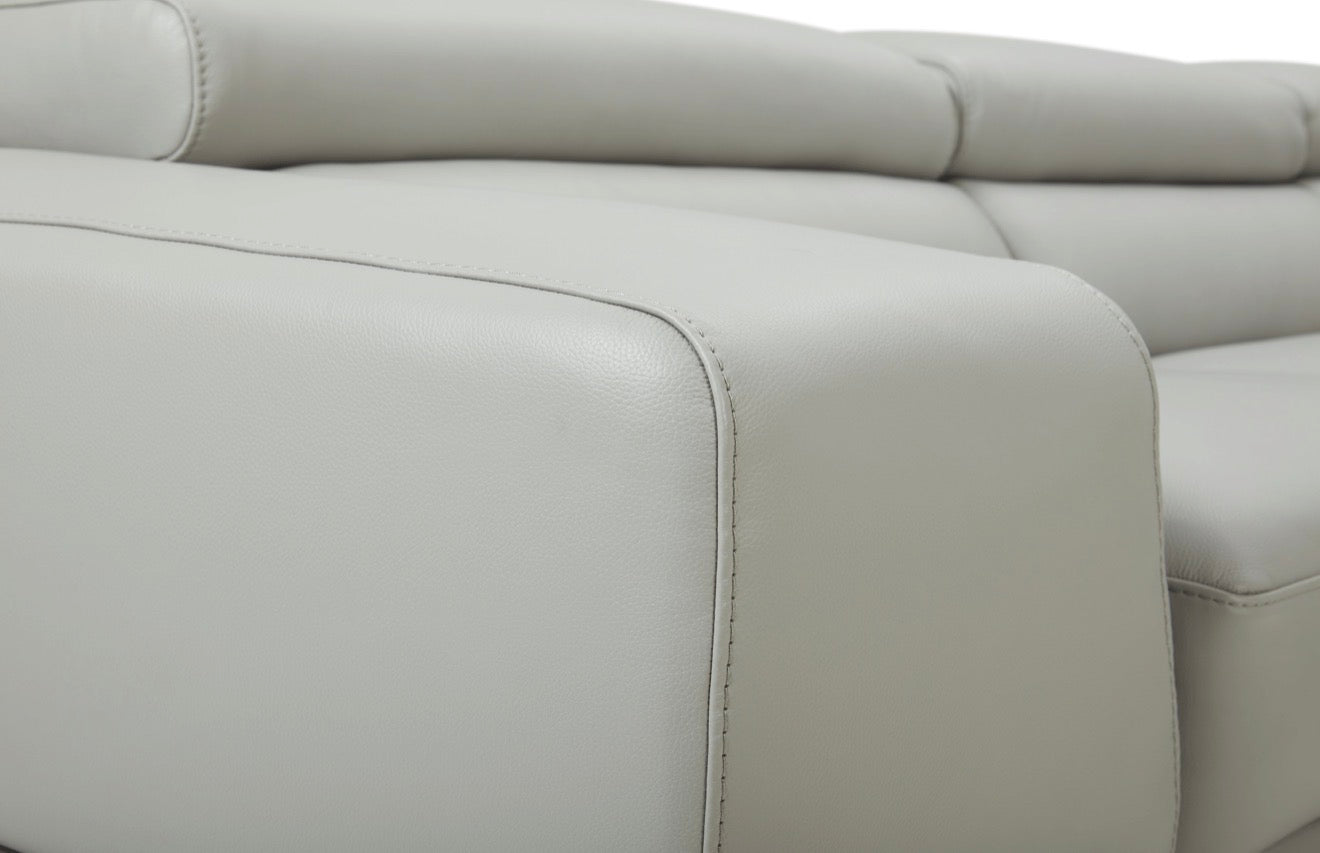 Casa Milano 1576 Italian Leather Sectional Sofa – Right Facing | Luxury Design