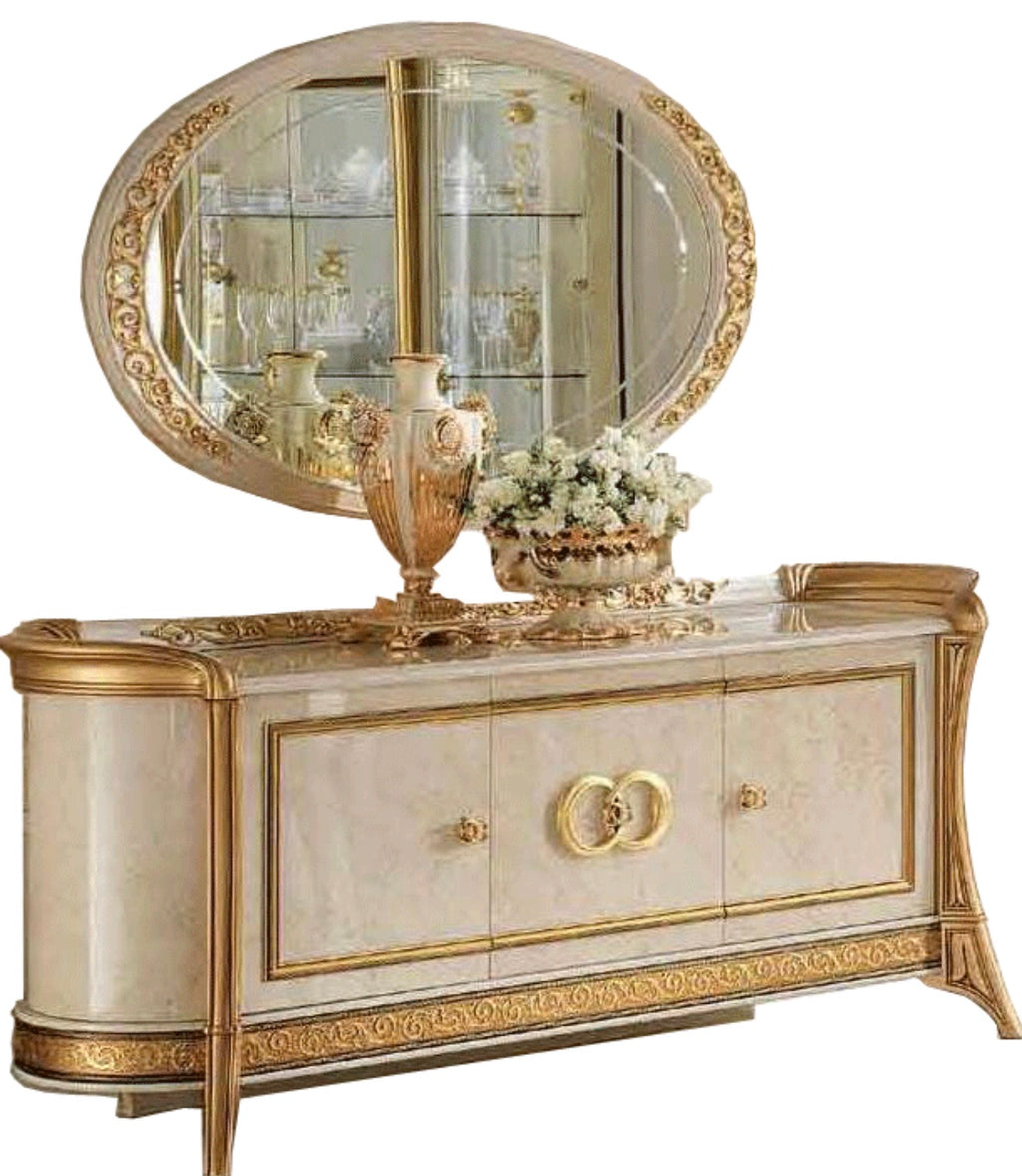 Casa Milano – Melodia 3 Door Buffet with Mirror