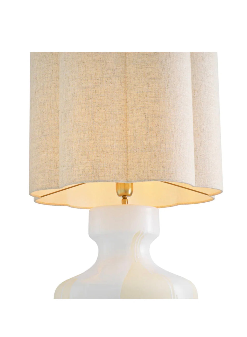 Casa Milano Lorena Drip-Effect Ceramic Table Lamp – Modern Luxury Accent Lighting