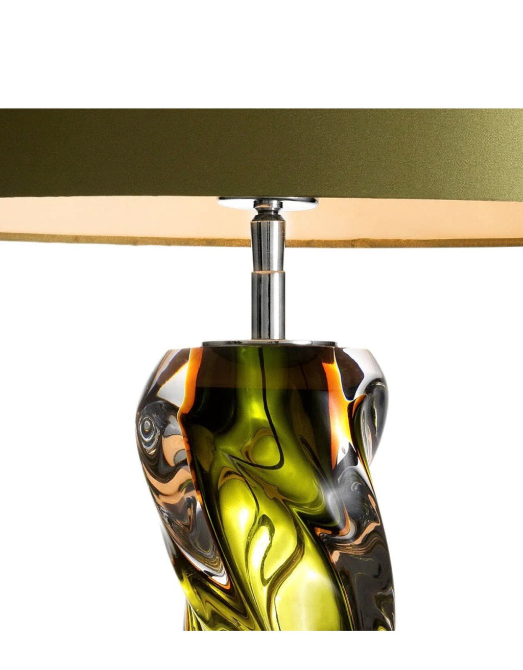 Casa Milano – Green Blown Glass Table Lamp | Carnegie Collection