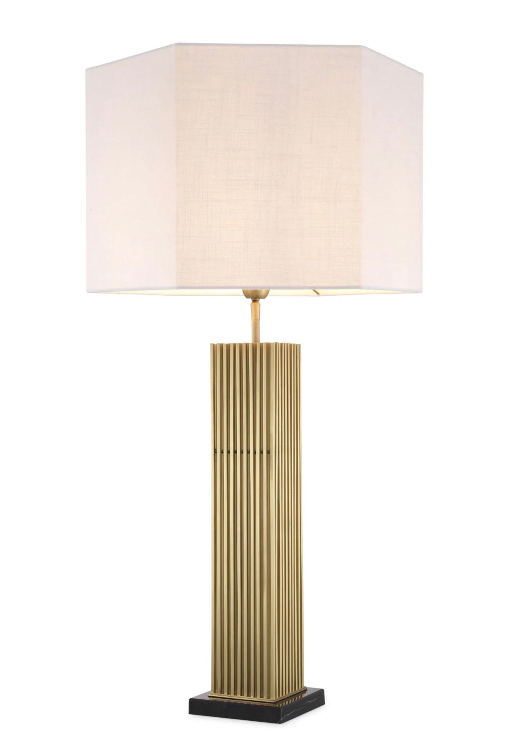 Casa Milano – Viggo Brass & Black Marble Table Lamp
