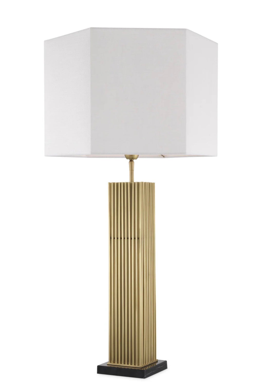 Casa Milano – Viggo Brass & Black Marble Table Lamp