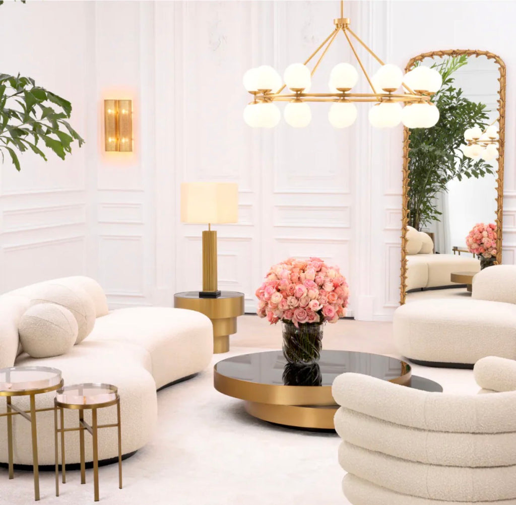 Casa Milano – Viggo Brass & Black Marble Table Lamp