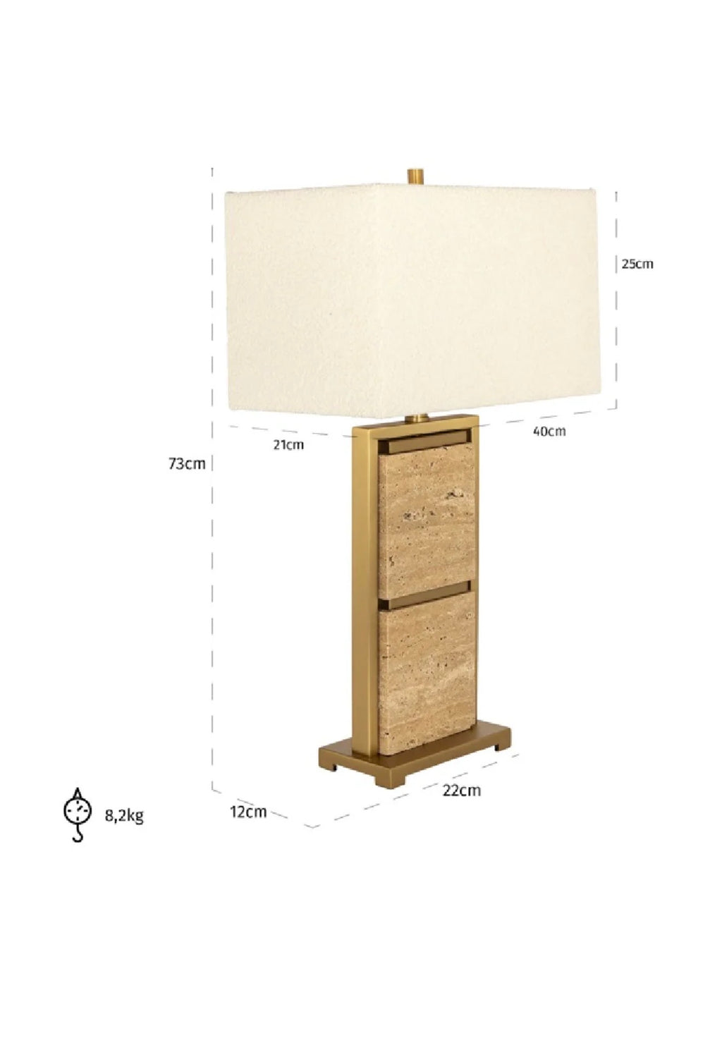 Casa Milano – Meyra Luxury Marble Table Lamp