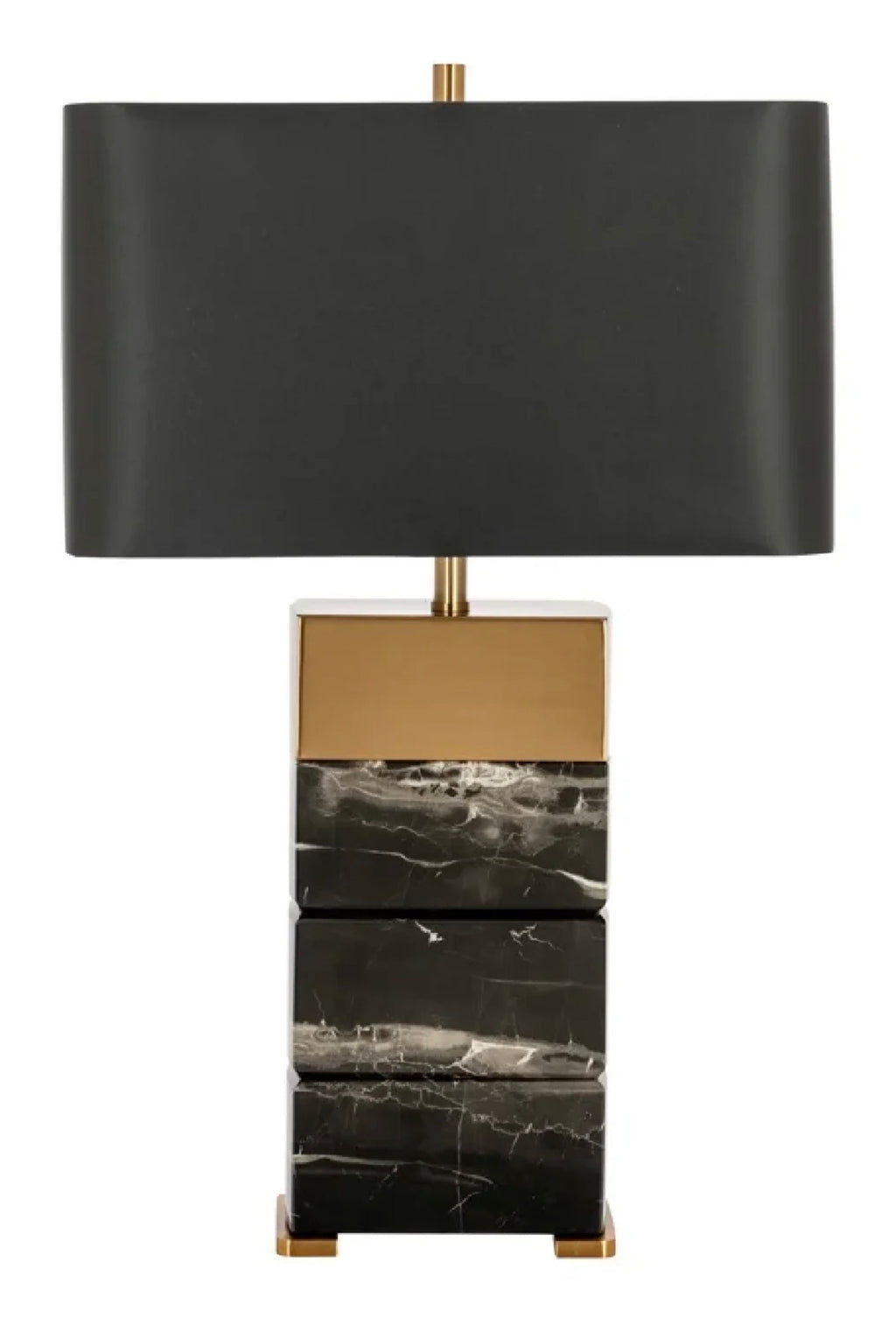 Casa Milano – Serena Luxury Black Marble Table Lamp