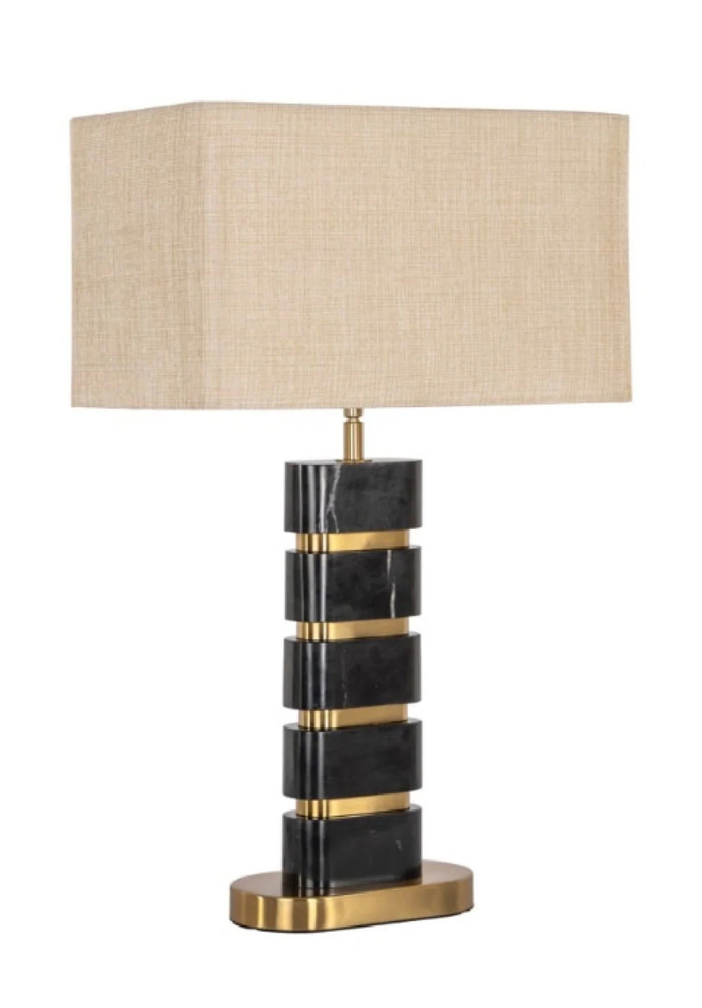 Casa Milano – Serena Luxury Black Marble Table Lamp
