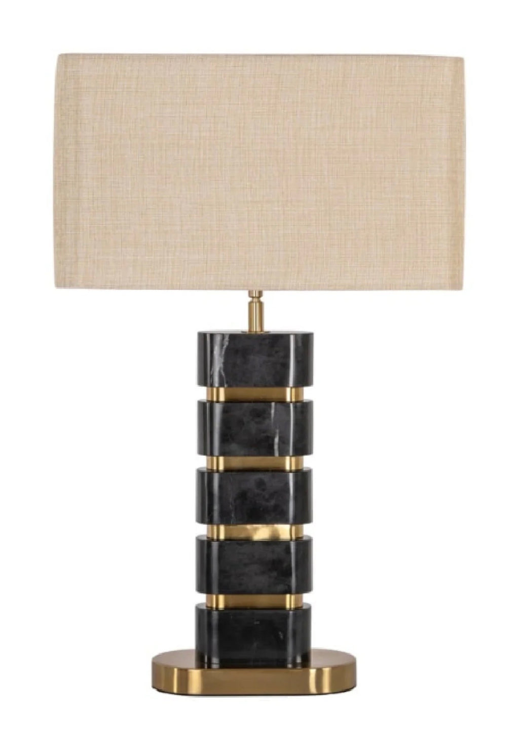 Casa Milano – Serena Luxury Black Marble Table Lamp