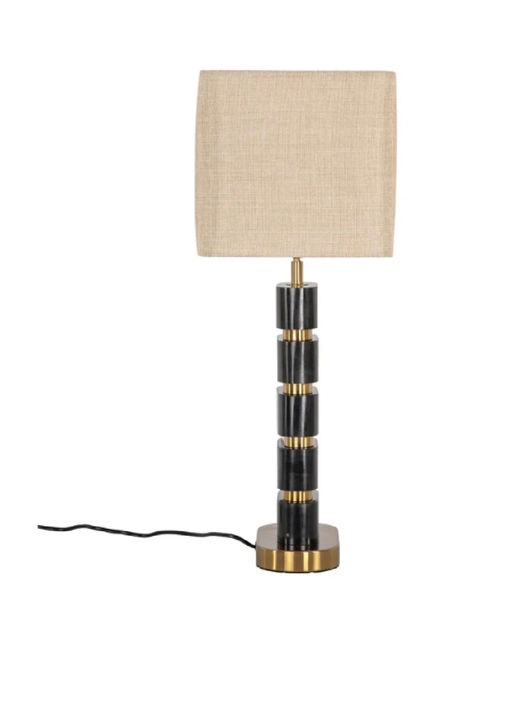 Casa Milano – Serena Luxury Black Marble Table Lamp