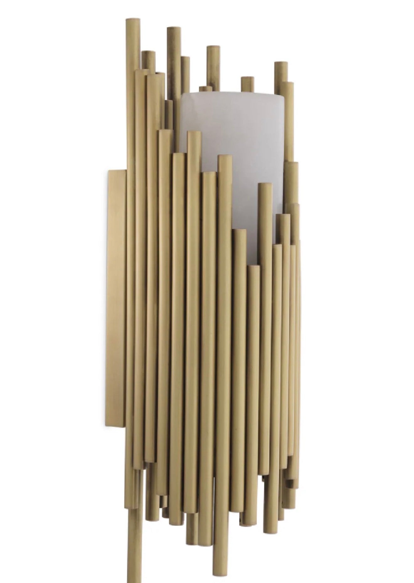 Casa Milano – Bartoli Luxury Alabaster Brass Wall Sconce