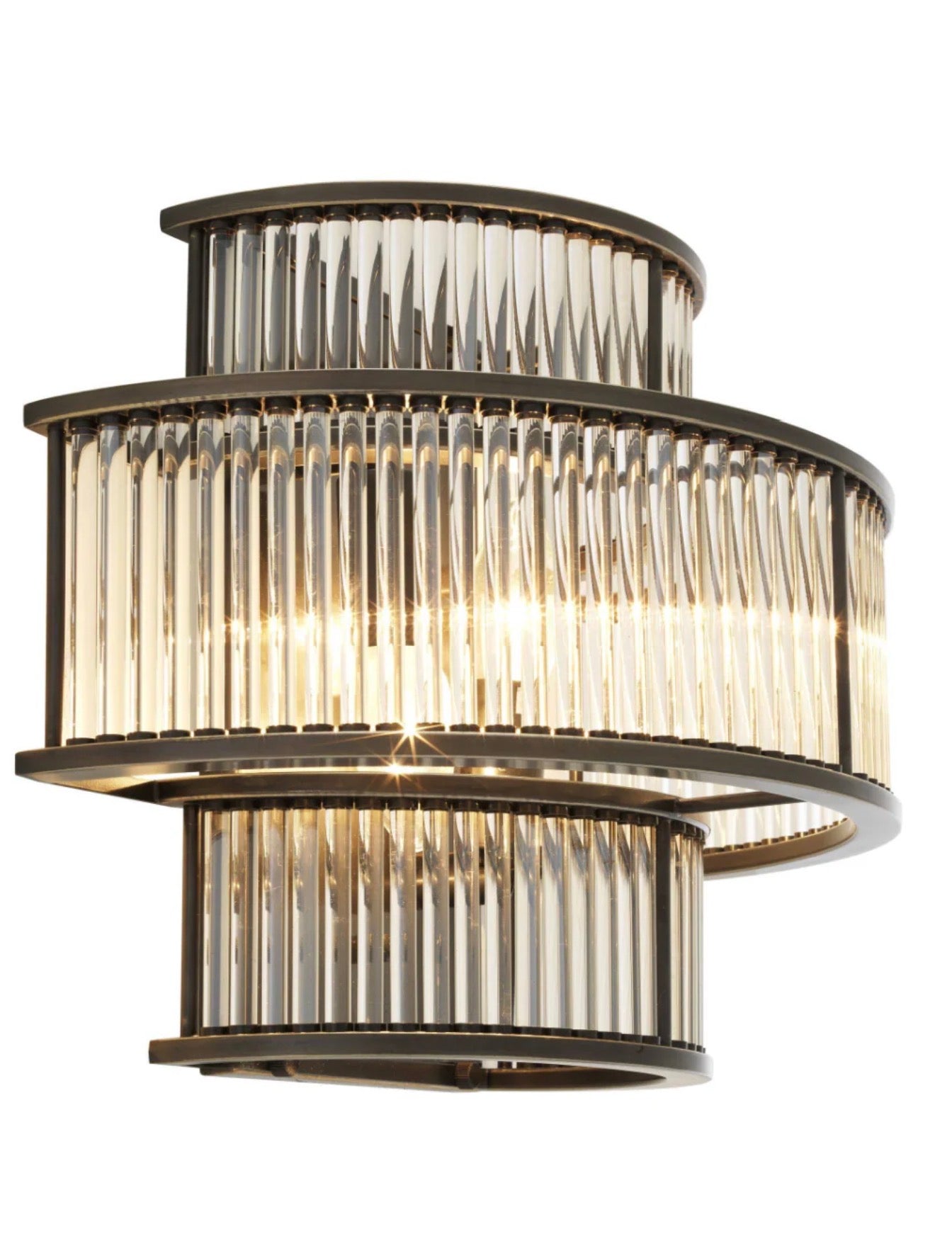 Casa Milano – Bartoli Alabaster Brass Wall Sconce