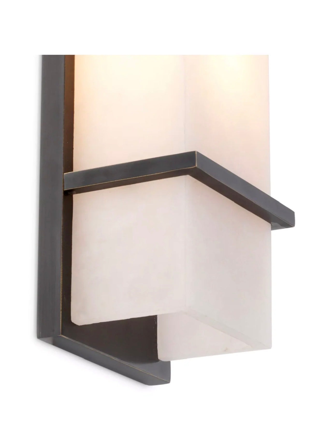 Casa Milano – Alabaster Bronze Wall Lamp (Spike Collection)