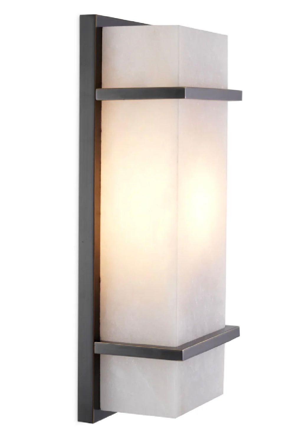 Casa Milano – Alabaster Bronze Wall Lamp (Spike Collection)