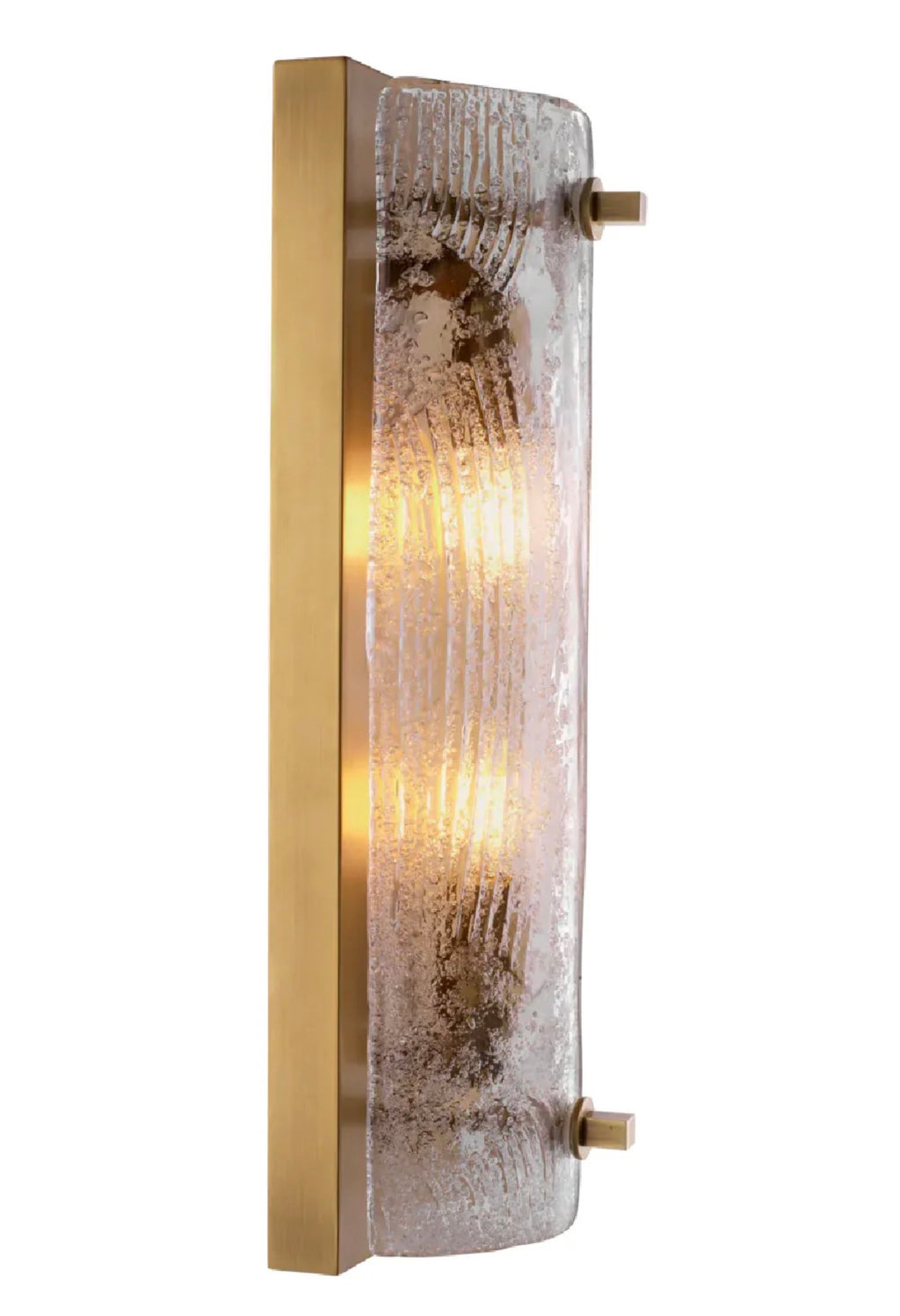 Casa Milano – Antique Brass Glass Wall Lamp (Lagos Collection)